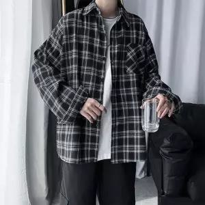 [라일리의류] Rly 정장셔츠 체크셔츠 정장 남녀공용 드레스 와이셔츠