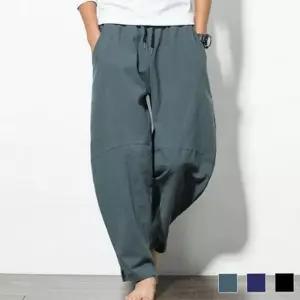 [라일리의류] Rly 데일리 남자 린넨 바지 와이드 남성 린넨 팬츠