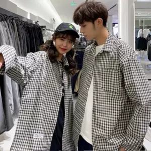 [라일리의류] Rly 가을 데일리 체크셔츠 무지 남자남방 드레스