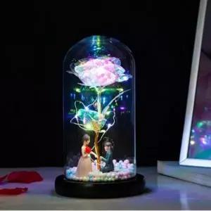 스승의날 장미 홀로그램 꽃 플라워 기념일 무드등 생일 침실 선물 조명 인테리어 led 수면등 어버이날