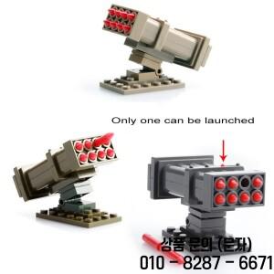 제2 차 세계 대전 MOC 무기 기관총 로켓 발사기 빌딩  DIY SWAT 군인 액세서리 모델 완구