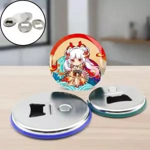 나만의 굿즈 제작 메탈 핀버튼 오프너 58MM 100개 DIY 키링