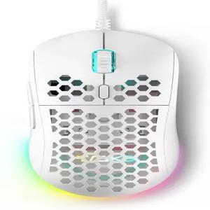 허니콤 쉘 12800DPI 광학 센서 6개의 프로그래머블 매크로 커스텀 키 구성을 위한 소프트웨어 지원 Windows