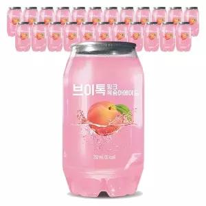 브이톡 핑크 복숭아에이드 350ml x 24캔