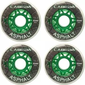 라베다 휠 인라인 롤러 하키 그 아스팔트 야외 흰색 80mm 83A x4