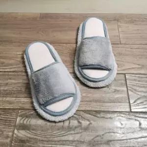 극세사 E3T3X0X9 청소슬리퍼 실내화 걸레 청소용 발걸레 2sizes