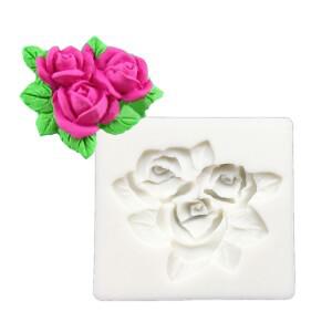 장미 모양 실리콘  Sugarcraft 초콜릿 컵케익 베이킹 퐁당 케이크 장식 도구