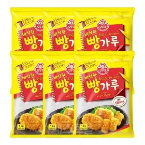 오뚜기 바삭한 빵가루 1kg 6개