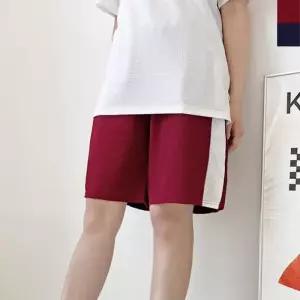 [룽스_62]스판 데일리바지 반바지 운동 홈웨어 바지 5부 1P