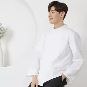 [룽스_62]하프 크로스넥 쉐프복 셰프복 조리복 주방유니