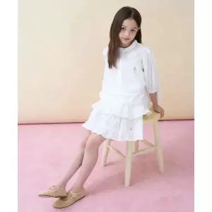 빈폴 BEANPOLE KIDS 여아 보헤미안 셔링 블라우스 아이보리 (BI6465G010) BI6465G010 791372