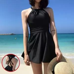 [하프클럽/]수영복 원피스 여성 홀터넥 바캉스 복싱원피스