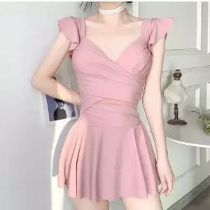 [하프클럽/]튜브탑 원피스 수영복 여성 비치웨어 여름
