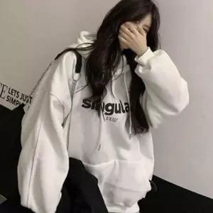 [하프클럽/]기모 후드티 여자 긴팔 캐주얼 티셔츠