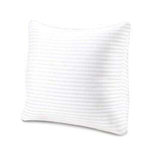 EVZ 프리미엄 50 8X50 8CM 20X20인치 있는 폴리에스터 화이트 8X50 부드러운 50 충전재 형태 베개 싱글 스트라이프 쉘이 장식용 스터퍼 8CM 우아한 사각형