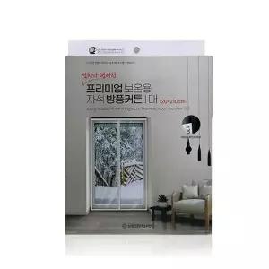 자석 Z7W5Z3Q1 방풍커튼 베란다 창문 방한 비닐 커텐 120X210
