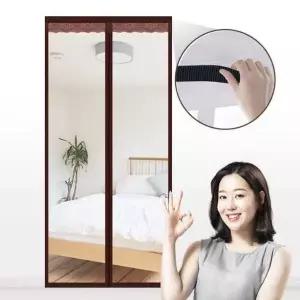 방문 R8M3F1M5 현관문 방풍비닐 붙이는 자석 단열 비닐