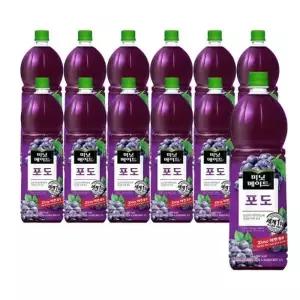 미닛메이드 포도 1.5L X 12페트