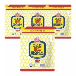 오뚜기 골드마요네스 스파우트팩 3.2kg, 4개