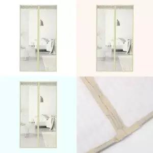 스트라이프 T7B6M1S7 문 기장 100x200cm 베이지 방문방충망 현관방충문