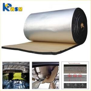 자동차 방음 매트 열 소음 차단 데드닝 후드 폐쇄 셀 폼 액세서리 500x800mm 2mm 1-3 개