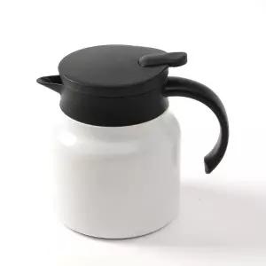 MZ티웨어 이중 진공 보온 주전자 750ml 티포트 화이트