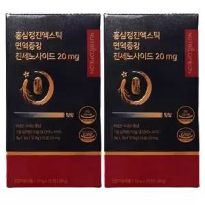 [단비] 뉴트리커먼 홍삼정 스틱 진세노사이드 20mg 15포 x 2박스