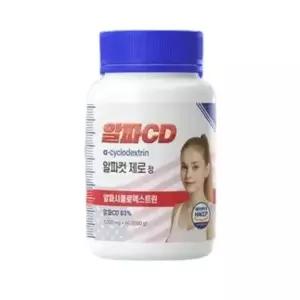 [단비] 알파컷 제로정 알파CD 분말 알파시클로덱스트린 60정 x 1개