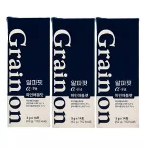 [단비] 그레인온 알파핏 알파CD 파인애플맛 14포 x 3박스