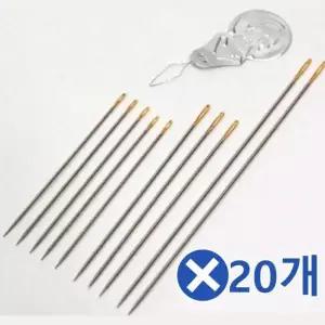 WL 10P 바늘세트x20팩 바느질세트 가죽공예공구 미싱바늘 WFLR3FJ