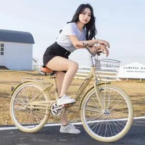 경량 자전거 여성용 바이크 빈티지 성인 레트로 입문용 두발 출퇴근용 생활형 시티