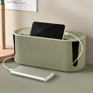 Nordic Plug Board Storage Box Cable Wire Organizer Socket WiFi Router Bracelet Desktop Data Line Ho