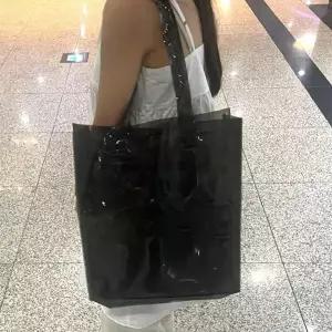 숄더백 비치백 투명가방 반투명 pvc 검정