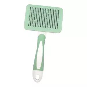 반려견 원터치 커브 디자인 슬리커브러시