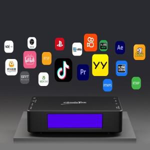 4K NDI HDMI 비디오 인코더/디코더, UVC 입출력, 캡처, SRT,RTMP(S),RTSP, YouTube/Facebook으로 라이브
