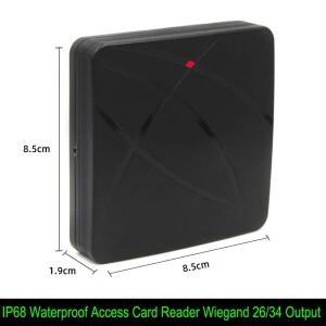 장거리 RFID 리더기, 스마트 근접 카드 출입 통제 시스템, IP68 방수 26/34 125KHz, 13.56MHz