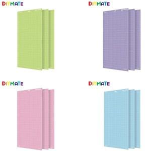 교체 절단 매트 접착 고무 패드 측정 그리드 포함 실루엣 크리컷 카메오 플로터 12x24 인치 4 색