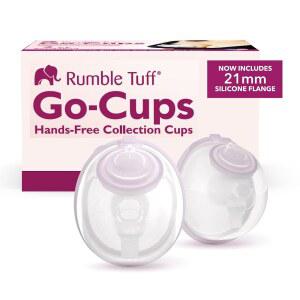GOCUPS 웨어러블 핸즈프리 1박스 21MM 부품 대용량 인서트 전기 유축기와 236 4개 2개 호환 쉬운 포함 6ML 대부분의 컬렉션 8온스 청소하기