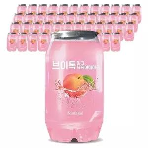 브이톡 핑크 복숭아에이드 350ml x 48캔
