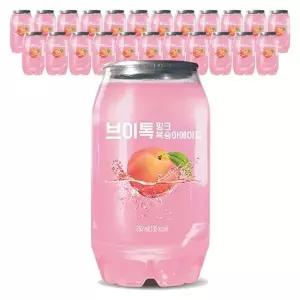 브이톡 핑크 복숭아에이드 350ml x 24캔