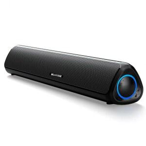 데스크탑 PC용 컴퓨터 스피커 블루투스 5MM 사운드바 HIFI 모니터용 있는 스테레오 AUX가 데스크톱 슬림 사운드 PC 20W 노트북