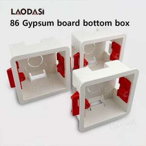Laodasi 86  일반 석고 보드 트렁킹 벽걸이 형 스위치 소켓 설치 하단 상자 3850mm 깊이 벽 숨겨진
