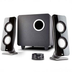 CYBER ACOUSTICS CA 3610 멀티미디어 스피커 게임에 적합 PC 포함 스피커 MAC용 음악 영화 서브우퍼 완벽한 또는 컴퓨터 시스템
