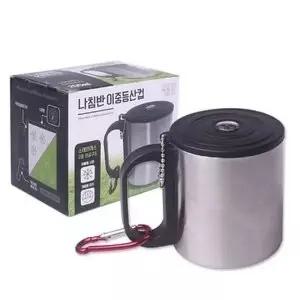 [하프클럽/]등산캠핑 스텐컵 보온 보냉 200ml 스텐레스컵