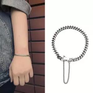 [룽스_62]볼드 데일리팔찌 실버팔찌 925 5mm SH112_16cm