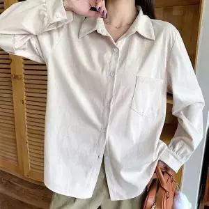 [하프클럽/]골덴 셔츠 여자 루즈핏 코듀로이 데일리 남방
