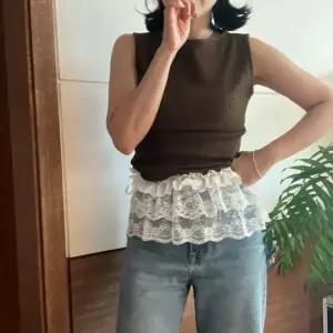 [하프클럽/]시스루 볼륨 스커트 레이어드 캉캉 치마 블랙 화이트 2종