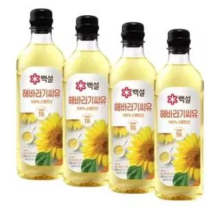 커클랜드 시그니춰 백설 해바라기씨유900ml X 4