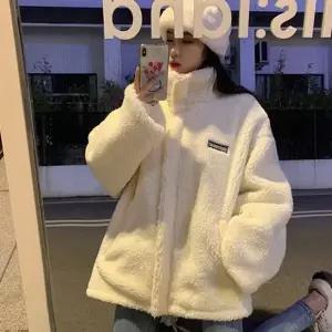 [하프클럽/]뽀글이 오버핏 후리스 레트로 점퍼