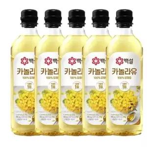 커클랜드 시그니춰 백설 카놀라유 900ml X 5